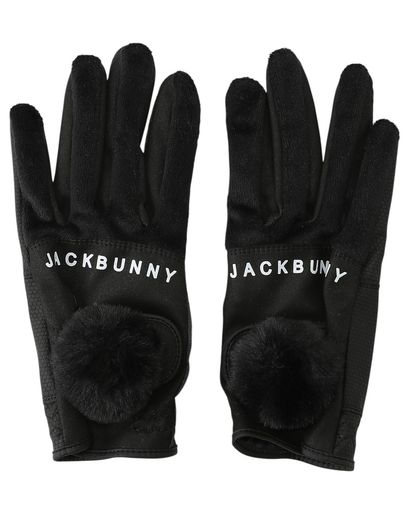 [ジャックバニー] 継続定番商品 レディース グローブ (両手用・ファー素材) / ゴル...