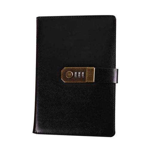 日記帳秘密ノートロックパスワード手帳A5ノートおしゃれカード収納名刺写真収納交換可能なノート持ち運び便利オフィス用品文房具進学誕生日プレゼントギフト高級防水PU...