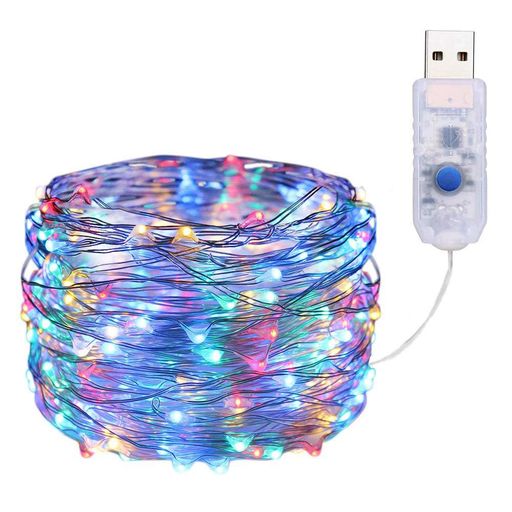 NexvolixLEDストリングライト銅線ワイヤー・イルミネーションライト8種類の点灯モード簡易DIYクリスマ..