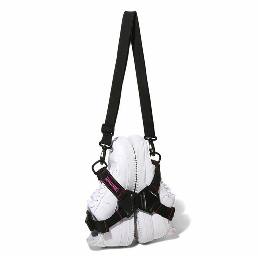 Accessories - SPALDING(スポルディング)シューズハーネスブラックxマゼンタ50-021MGバスケバスケットボール