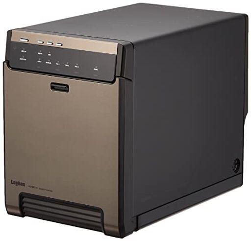 ロジテックHDDケースUSB3.0eSATA接続4ベイ最大56TB対応LGB-4BNHEU3