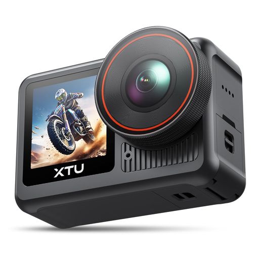 XTU X3 アクションカメラ 6K/30fps 4800万画素 本機防水10m 1/2プライムプライムCM...