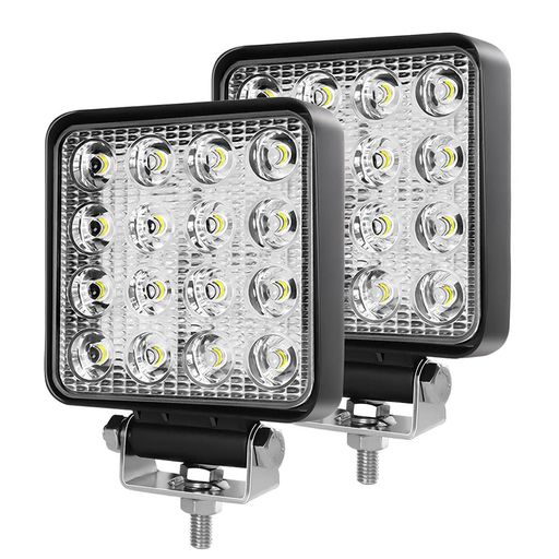 BETWEEN 2Zbg 48W LED Ɠ Lp [NCg ^Cv 6000K IP67hEhoEϏՌE 16A10-30VDCΉ 12V/24Vp tR ȃGlM[ obNCg R{r[ @ d@ D