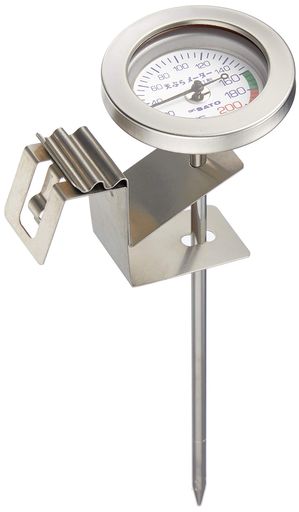 メーカー型番: 1720-00 サイズ: 全長150mm 重量: 約41g 材質: ステンレス 測定範囲: 0~200°C 測定精度: プラスマイナス5°C(100~200°C)