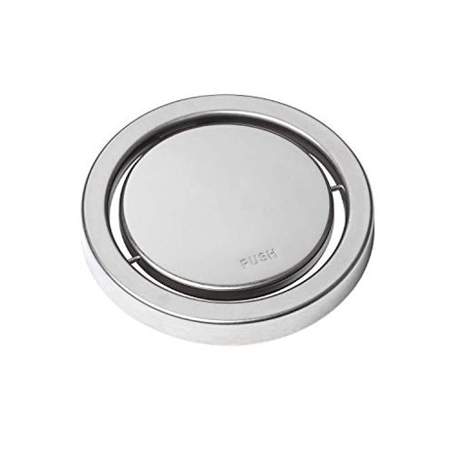 製品サイズ:直径14.3cm/高さ1.7cm 本体:ステンレス 原産国:日本 サビに強いステンレス製で衛生的。 ゴミカゴの中が見えにくいので、排水口がすっきり綺麗になります。 本製品は製造時の研磨処理により、傷のような跡が残る可能性がございます。ご了承ください。 周辺部のスリットで細かな調理ゴミを流しますが、スプーンや大きなゴミはしっかりキャッチ! プレートを軽く押すと、プレートが回転して大きなゴミも流せ、キッチンをスッキリ保ちます。