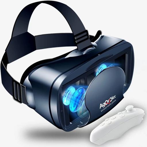 VRゴーグルVRヘッドセット 超広角 VRゴーグル スマホ用VRゴーグル ANDROID/PHONE 焦点距離&瞳孔間距離調整可 5-7イン.