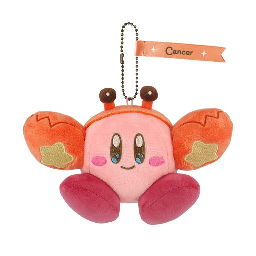 三英貿易 SANEI BOEKI 星のカービィ KIRBY ホロスコープ・コレクション かに座 マスコット W17 D7.5 H10CM ぬいぐるみマスコット EA-HC04