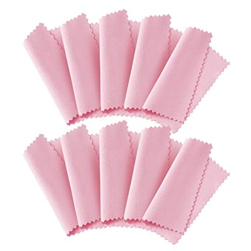 Annhuaシルバークロス10枚セットシルバー磨き銀みがきクロスシルバーお手入れ銀磨きアクセサリー磨き布汚れ落としジュエリークロスシルバークリーナー貴金属銀製品...