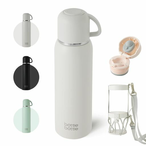 BOTTLEBOTTLE水筒1Lキャンプおしゃれ二重構造保温保冷広口アウトドアステンレスボトル登山携帯便利ホル..