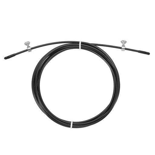 PATIKIL3m縄跳びケーブル交換ケーブル2.5mmプロ縄跳びワイヤー交換高速縄跳びブラック