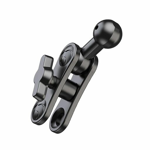 YFFSFDCボールマウントホルダー車用中間マウント17mm360度回転ボールジョイント角度調整取り付けが簡単スマホホルダードライブレコーダーカメラ自転車・バイク・オートバイクリップマウ…