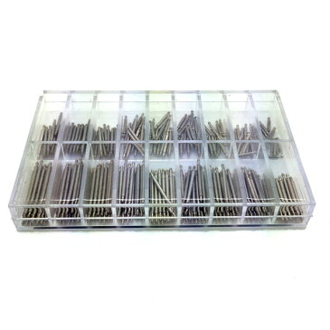 腕時計ベルト用 ばね棒セット 18サイズ 8mm〜25mm バネ棒 バネ 腕時計 時計 ベルト 交換 革ベルト 工具 調整工具 時計ベルト セット 調整 修理 メンテナンス 部品 バックル 棒 棒外し【全商品5倍ポイント◆お買い物マラソン期間限定】