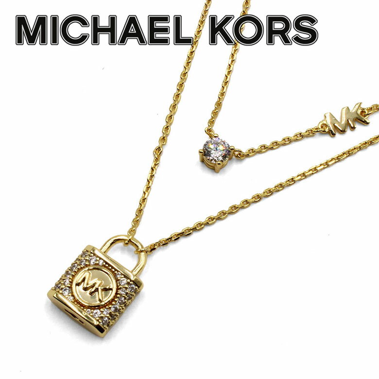 }CPR[X MICHAEL KORS lbNX fB[X LOCK DL NK GLF NECKLACE [MKC1630AN710]