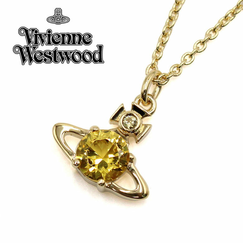 ヴィヴィアンウェストウッド Vivienne Westwood ネックレス レディース REINA PENDANT GOLD/LIGHT [63020095-02R700]