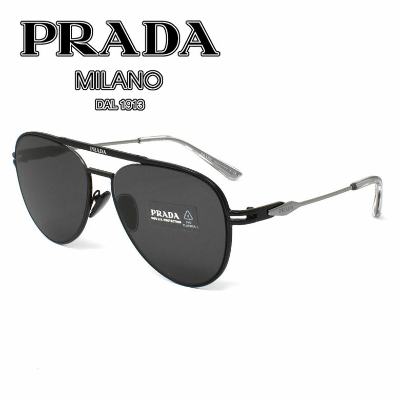 プラダ サングラス（レディース） プラダ PRADA サングラス メンズ レディース [PR54ZS 1BO5S0 57]