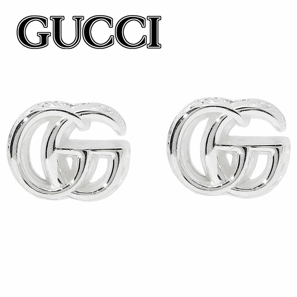 グッチ（GUCCI) グッチ GUCCI 770758 J8400 8106 ダブルG スタッド ピアス シルバー レディス アクセサリー ユニセックス GG MARMONT EARRINGS【ショッパー付】