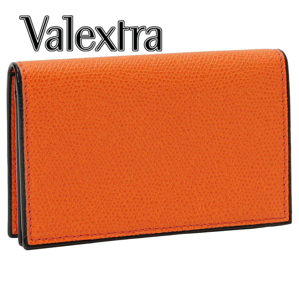 ヴァレクストラ Valextra V8L03 028 AR / SGNL0024028L99CC99 AR カードケース 名刺入れ オレンジ レディース メンズ ユニセックス