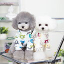 犬服 Tシャツ ベスト 長袖 スリーブ Tシャツ タンクトップ インナー 犬 服 tシャツ 小熊柄 伸縮 つなぎ 部屋着 重ね着 パジャマ 小型犬 中型犬 ネコ...