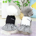 犬服 ドッグウェア ワンピース フリルスカート 犬服 春 秋 冬 春用 冬用 スカート スリーブ 抜け毛防止 ペット服 ドッグウェア 春服 冬服 犬の服 チェック柄 チェック柄 可愛い オシャレ お散歩 かわいい フリル お散歩 3cg02