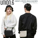 ショルダー メンズ レディース UNION6 ユニオンシックス 機能的 韓国 撥水 ショルダー オルチャン サコッシュ ポリエステル シッカリ オシャレ 可愛い UNION6 V5