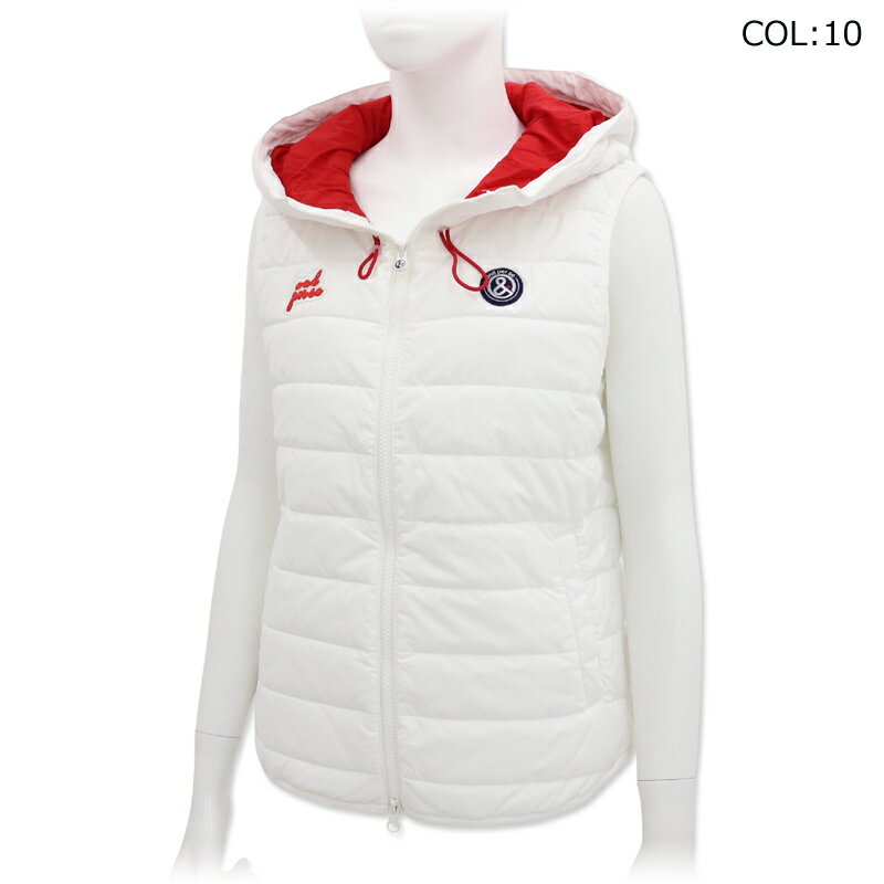 アンパスィ and per se AFF1014G2 レディース アウター 中綿ベスト ゴルフウェア スポーツウェア 秋冬