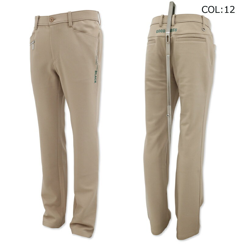 カステルバジャック CASTELBAJAC 7234340152 メンズ パンツ ストレッチ スリムフィット ゴルフウェア スポーツウェア ブラックライン 秋冬