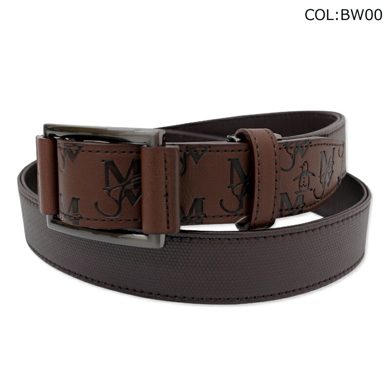 マンシングウェア munsingwear MGBXJH00 メンズ ベルト 合成皮革 無段階ベルト 穴無しベルト ゴルフウェア ゴルフ用品