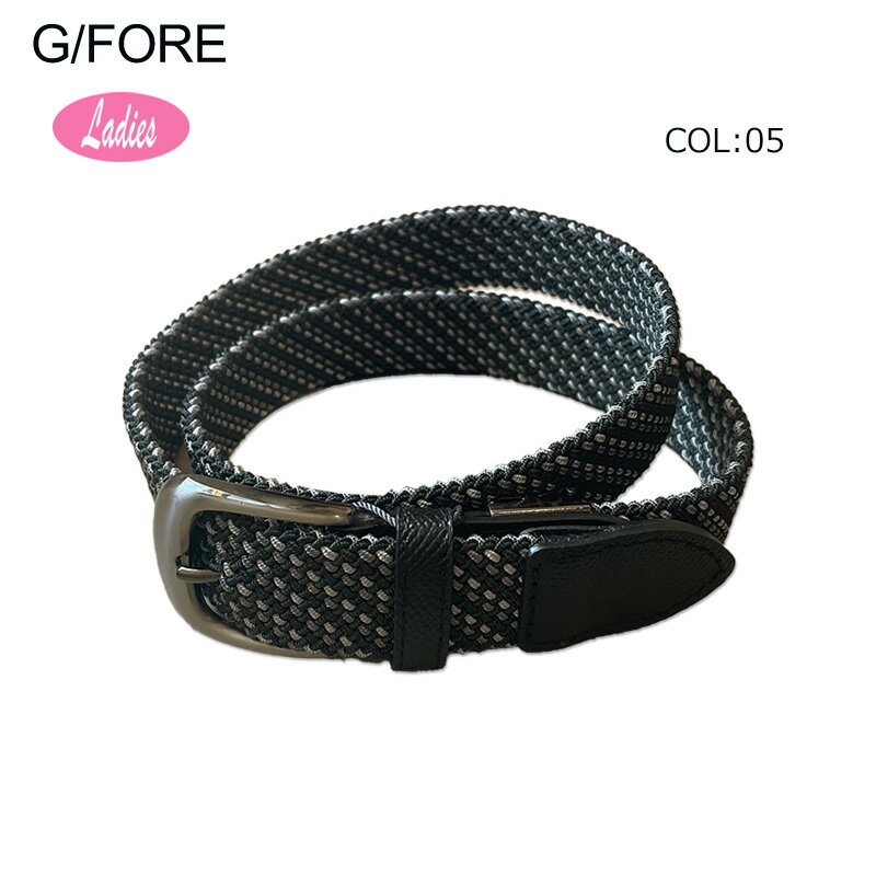 ■G/FORE（ジーフォア） ロサンゼルスで設立されたゴルフウェアブランド。 「ゴルフの伝統を大切にする破壊的なラグジュアリー」をコンセプトに、 若々しい感覚とモダンなデザインが特徴。 ジーフォアのレディースベルト。 ベルトの編み込まれたスタイルがコーデにアクセントを与えます。 シンプルなウェアとの組み合わせがオススメ。 一部牛革を使用しており、高級感があります。 カットして長さ調節可能です。 ■全長：約93cm（バックル部分除く） ■FIRSTSTAGE（ファーストステージ） メーカー希望小売価格はメーカー商品タグに基づいて掲載しています。