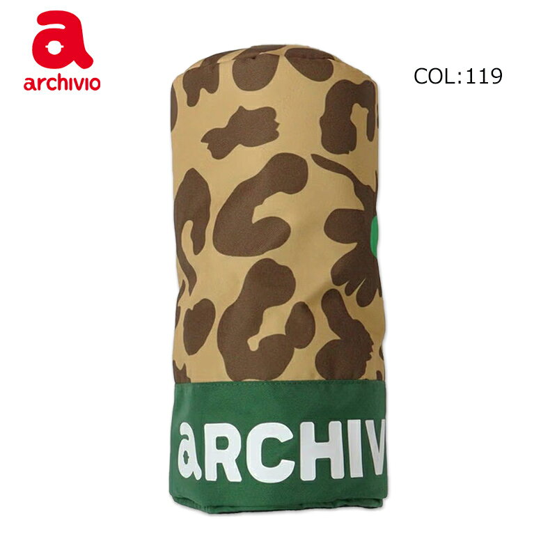 ■ARCHIVIO（アルチビオ） ミレニアル世代と新たなデジタルネイティブな感性を持つ人々に向けた トレンド感覚溢れるゴルフシーンをイメージしたアクティブウェア。 アルチビオのドライバー用ヘッドカバー。 オリジナルのヒョウ柄が可愛いです。 ・花柄を交えたヒョウ柄は柔らかな雰囲気に ・ヘッドを傷つけない優しい裏地 ・フィット感のある内側ゴム ・「1」のワッペンが映えるデザイン ■FIRSTSTAGE（ファーストステージ） メーカー希望小売価格はメーカー商品タグに基づいて掲載しています。