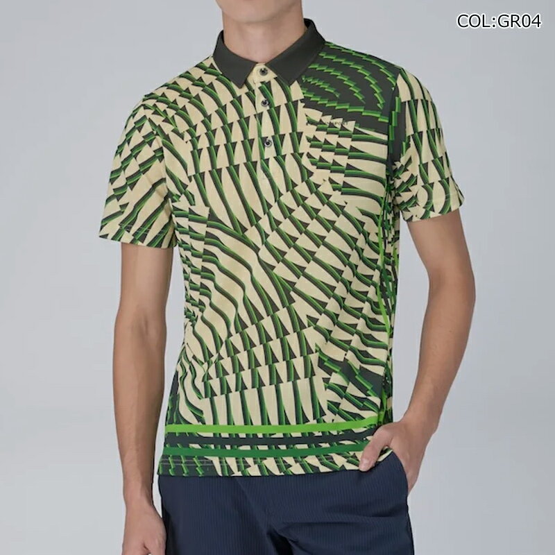 【ネコポス配送可能】 ランバン LANVIN VG5SHS71M メンズ 半袖ポロシャツ 吸汗速乾 高通気 ゴルフウェア スポーツウェア 春夏
