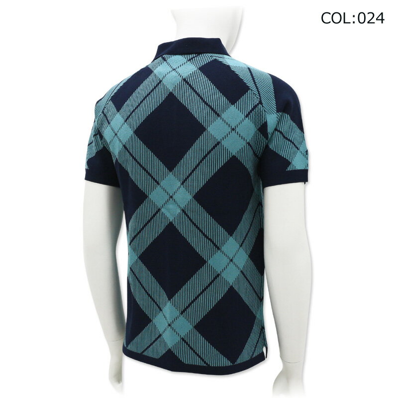 ジェイリンドバーグ J.LINDEBERG 071-12240 メンズ ニットポロシャツ GLENMUIR ゴルフウェア スポーツウェア 秋冬春