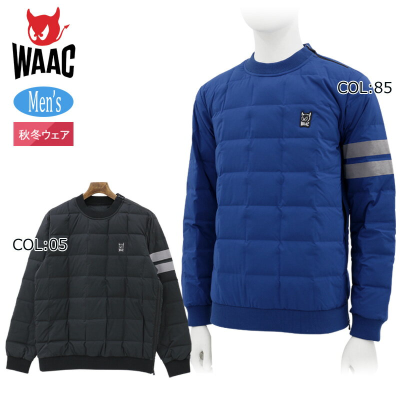 ワック WAAC 072324122 メンズ 中綿プルオーバー アウター ゴルフウェア スポーツウェア 秋冬