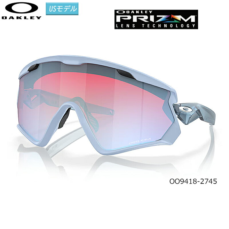 オークリー(OAKLEY) サングラス ウィンドジャケット 2.0 (Wind Jacket 2.0)【OO9418-2745】(Prizm Snow Sapphire Lenses) USモデル