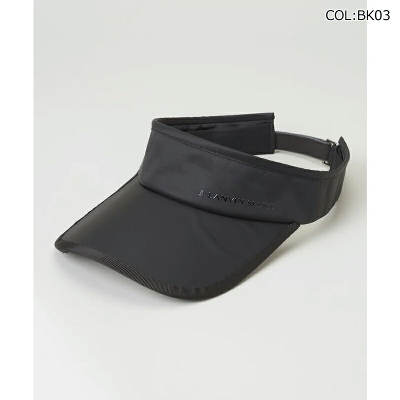 ランバン LANVIN VMX0327B8 メンズ ツバ長め サンバイザー ゴルフウェア スポーツウェア 春夏秋冬