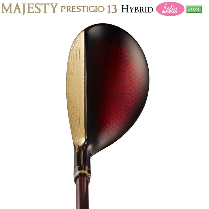 マジェスティ ゴルフ(MAJESTY GOLF) 2024 プレステジオ 13 (PRESTIGIO13) レディース ハイブリッド (ユーティリティ) 右用 MAJESTY TL760 カーボンシャフト