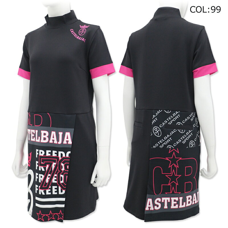 カステルバジャック CASTELBAJAC 7244176253 レディース ワンピース ゴルフウェア スポーツウェア 春夏