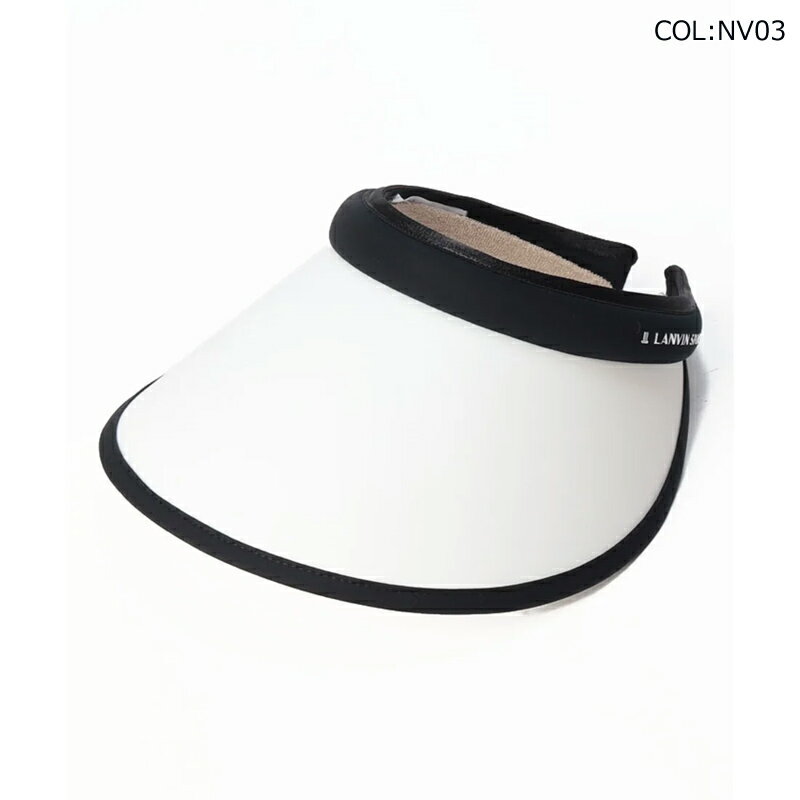 ランバン LANVIN VLX0370A1レディース サンバイザー UVカット バイザー ゴルフキャップ 春夏秋 春夏小物