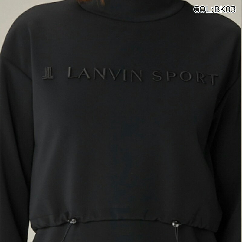 ランバン LANVIN VG4FSW30L レディース モックネック 長袖 レイヤード調 タウンユ...