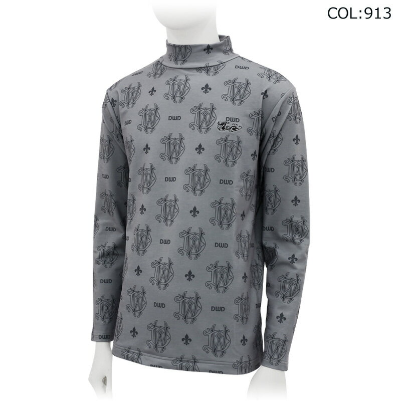 ダンスウィズドラゴン Dance With Dragon D1-161122 メンズ 長袖シャツ モックネック ストレッチ ゴルフウェア スポーツウェア 秋冬