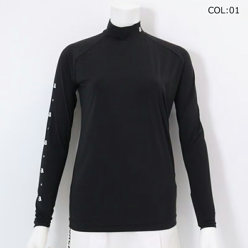 【ネコポス配送可能】アルチビオ archivio A459421 レディース インナー ハイネック アンダーウェア 接触冷感 UVケア ゴルフウェア スポーツウェア 春夏