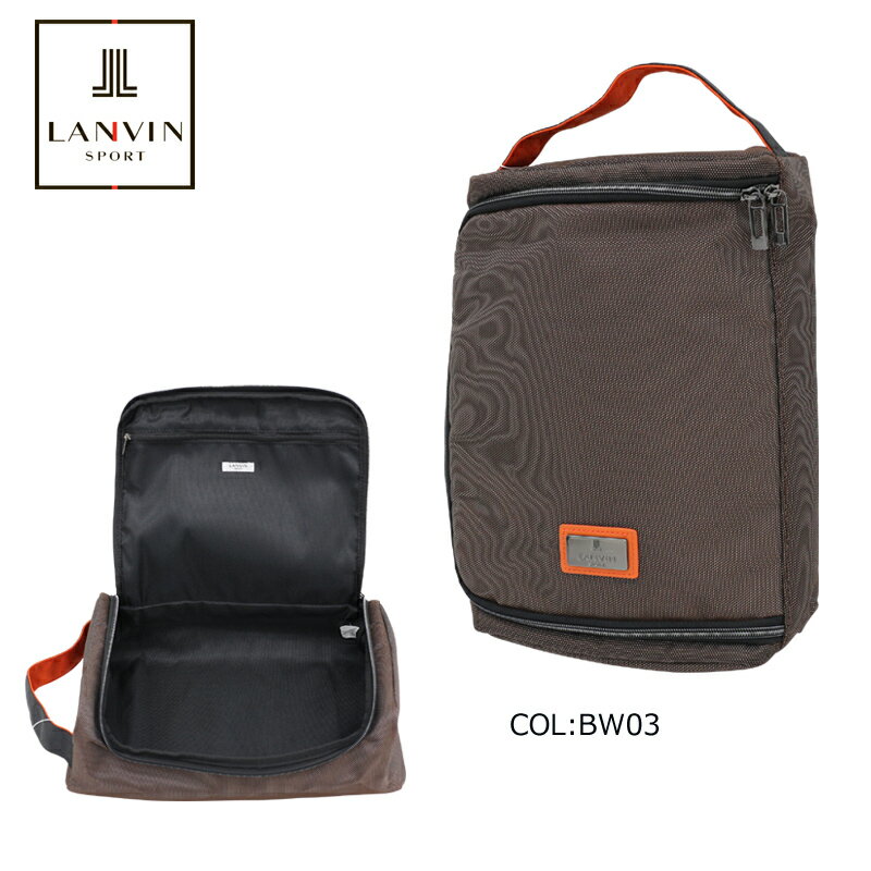 ランバン LANVIN VMU0933A4 シューズケース 持ち手つき ゴルフバッグ ゴルフ小物 ...