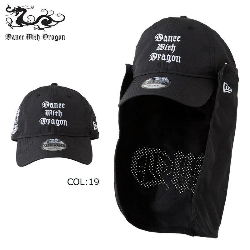 Dance with Dragon - ダンスウィズドラゴン Dance With Dragon D3-188110 キャップ NEW ERA 帽子 シェード付き ゴルフウェア スポーツウェア 夏小物