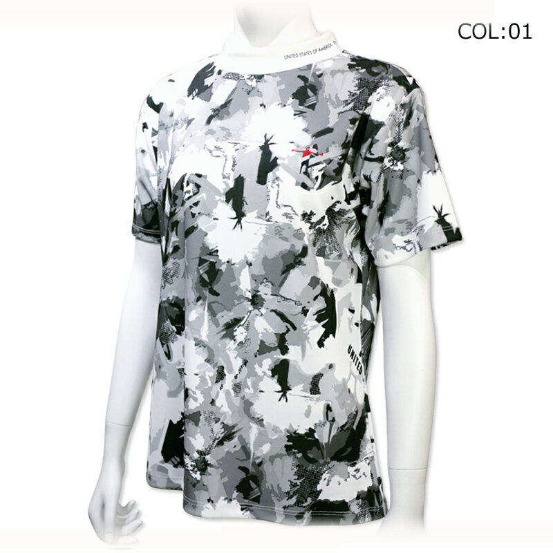 ティーマック T-MAC 7424172220 レディース シャツ ハイネック ストレッチ ゴルフウェア スポーツウェア 春夏秋