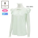 2025春夏モデル ランバン LANVIN VG5SHS63L レディース ノースリーブシャツ 半袖 UVカット 吸汗速乾 クーリング ゴルフウェア スポーツウ...