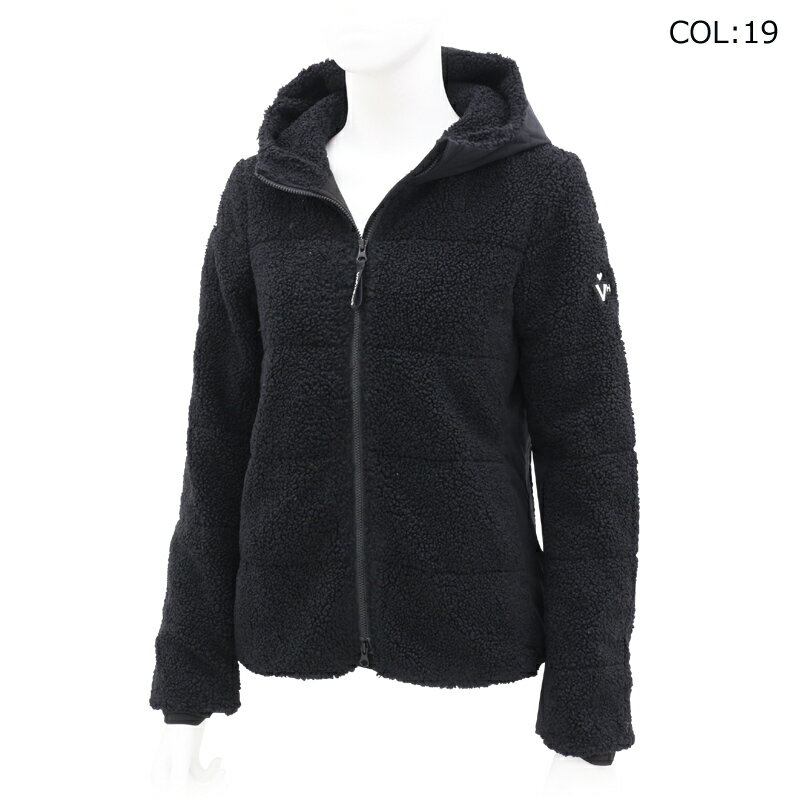 ビバハート VIVA HEART 012-52110 レディース 長袖 ブルゾン パーカー ストレッチボア 中綿 アウター ゴルフウェア スポーツウェア 秋冬