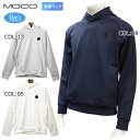 モコ MOCO 21-2231210 メンズ 長袖 プルオーバー フード付き ダンボール素材 ストレッチ ゴルフウェア スポーツウェア 秋冬春