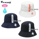 ルコックゴルフ Le coq sportif GOLF QGCXJC70 レディース レインハット バケハ 帽子 バケットハット 撥水 雨具 ゴルフウェア 春夏...