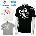 カステルバジャック CASTELBAJAC BLACK 7234274152 メンズ 半袖 ポロシャツ 接触冷感 ストレッチ ゴルフウェア 春夏