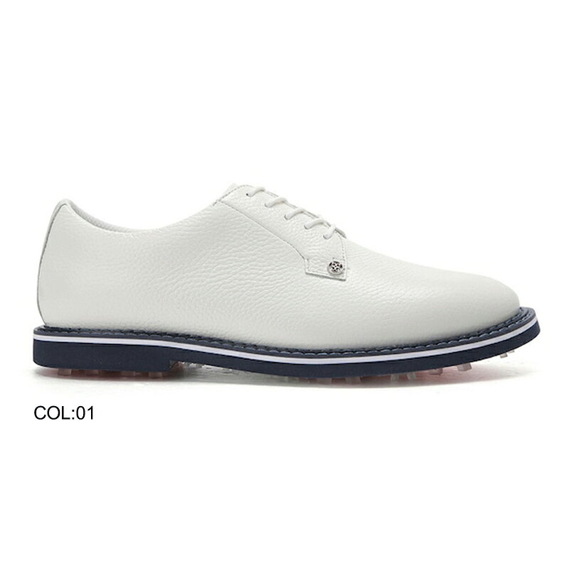 G/FORE GFORE ジーフォア 072404800 G4MC20EF01 メンズ 牛革 ゴルフシューズ スパイクレス 防水 紐靴 MENS QULITED SADDLE GALLIVANTER SPIKELESS