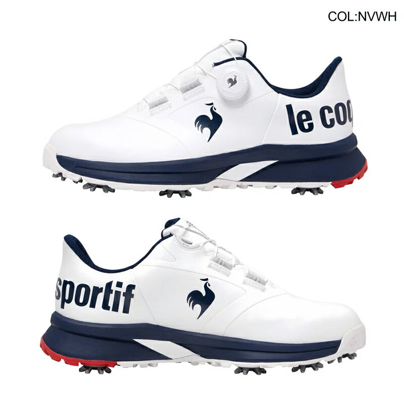 ルコックゴルフ Le coq sportif GOLF LG6SCS00M ゴルフシューズ ダイヤル式 スパイ...
